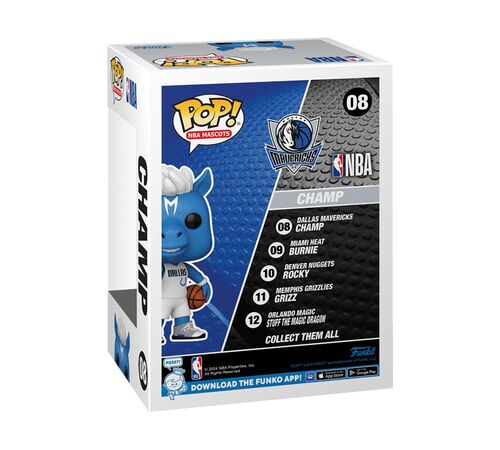 Funko Pop! NBA Mascots: Dallas Mavericks - Champ #08 Vinyl Figure