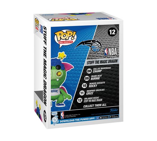 Funko Pop! NBA Mascots: Orlando - Stuff The Magic Dragon #12 Vinyl Figure