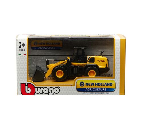 Burago ΜΕΤΑΛΛΙΚΗ ΜΠΟΥΛΝΤΟΖΑ NEW HOLLAND κλίμακα 1:50 18-32083-6