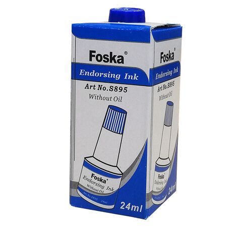 ΜΕΛΑΝΙ ΤΑΜΠΟΝ FOSKA 24ML ΜΠΛΕ S895