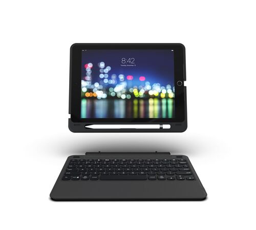 ZAGG Rugged Messenger Keyboard Case Ανθεκτική Θήκη με καπάκι για Apple iPad 10.2 inch σε μαύρο χρώμα – 103104693