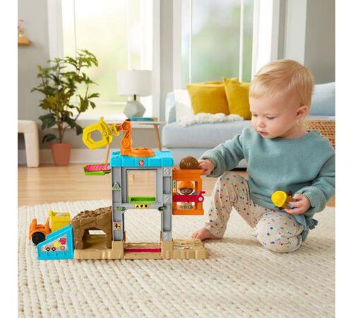 FISHER PRICE LITTLE PEOPLE - ΕΡΓΟΤΑΞΙΟ ΣΕΤ ΜΕ ΗΧΟΥΣ HCJ64
