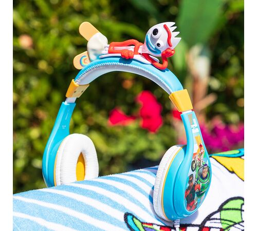 eKids Toy Story Ενσύρματα Ακουστικά με ασφαλή μέγιστη ένταση ήχου για παιδιά και εφήβους (TS-140) (Μπλε/Κίτρινο/Λευκό)