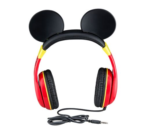 eKids Mickey Mouse Ενσύρματα Ακουστικά με ασφαλή μέγιστη ένταση ήχου για παιδιά και εφήβους (MK-140) (Κόκκινο/Κίτρινο/Μαύρο)