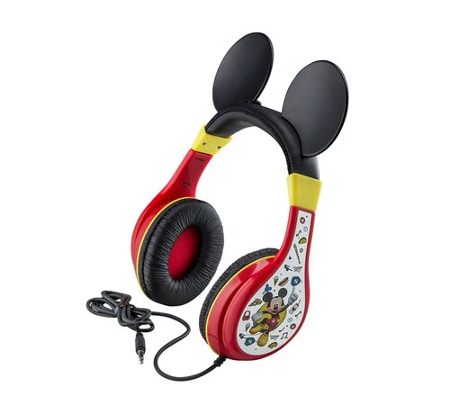 eKids Mickey Mouse Ενσύρματα Ακουστικά με ασφαλή μέγιστη ένταση ήχου για παιδιά και εφήβους (MK-140) (Κόκκινο/Κίτρινο/Μαύρο)