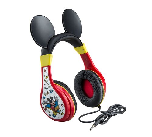 eKids Mickey Mouse Ενσύρματα Ακουστικά με ασφαλή μέγιστη ένταση ήχου για παιδιά και εφήβους (MK-140) (Κόκκινο/Κίτρινο/Μαύρο)