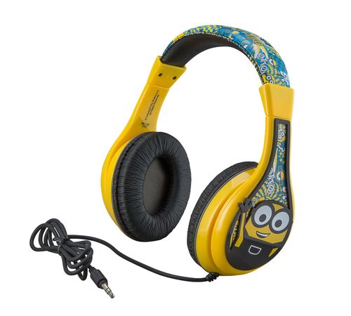 eKids Minions Ενσύρματα Ακουστικά με ασφαλή μέγιστη ένταση ήχου για παιδιά και εφήβους (MS-140) (Κίτρινο/Μαύρο)
