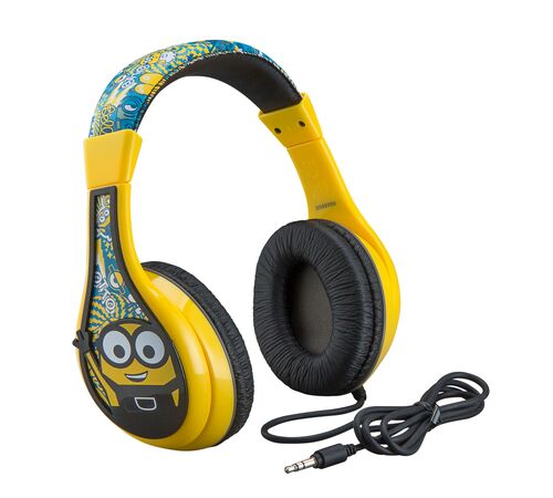 eKids Minions Ενσύρματα Ακουστικά με ασφαλή μέγιστη ένταση ήχου για παιδιά και εφήβους (MS-140) (Κίτρινο/Μαύρο)