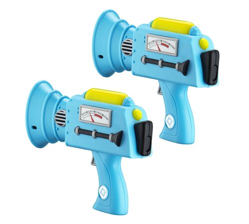 eKids Minions Σετ 2 Laser Tag Blasters για παιδιά & ενήλικες με φωτισμό και δόνηση με εμβέλεια 30 μέτρων (MS-174) (Κίτρινο/Μαύρο/Μπλε)