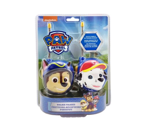 eKids Paw Patrol Σετ 2 Walkie Talkies για παιδιά & ενήλικες με εμβέλεια 150 μέτρων (PW-202) (Μπλε)