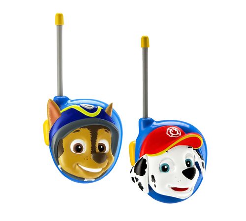 eKids Paw Patrol Σετ 2 Walkie Talkies για παιδιά & ενήλικες με εμβέλεια 150 μέτρων (PW-202) (Μπλε)