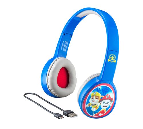 eKids Paw Patrol Ασύρματα Ακουστικά με ασφαλή μέγιστη ένταση ήχου για παιδιά και εφήβους (PW-B36VM) (Γαλάζιο/Λευκό)