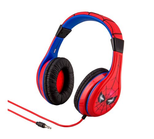 eKids Spiderman Ενσύρματα Ακουστικά με ασφαλή μέγιστη ένταση ήχου για παιδιά και εφήβους (SM-140) (Μπλε/Κόκκινο)