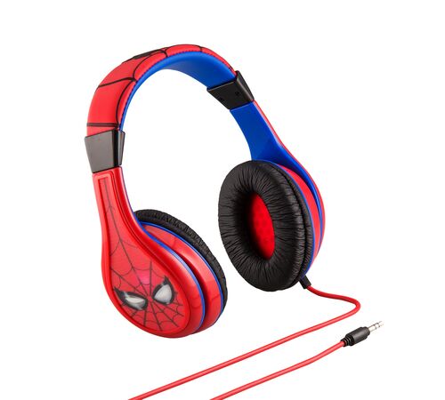 eKids Spiderman Ενσύρματα Ακουστικά με ασφαλή μέγιστη ένταση ήχου για παιδιά και εφήβους (SM-140) (Μπλε/Κόκκινο)