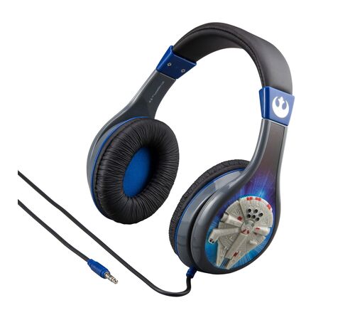 eKids Star Wars Ενσύρματα Ακουστικά με ασφαλή μέγιστη ένταση ήχου για παιδιά και εφήβους (SW-140) (Γκρι/Μπλε)