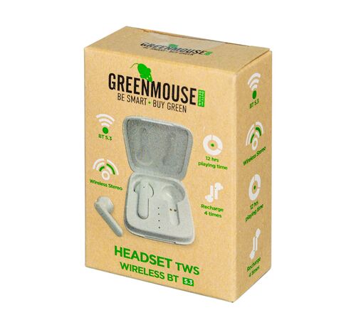 GreenMouse Bluetooth True Wireless Ακουστικά σε λευκό χρώμα – 46956679