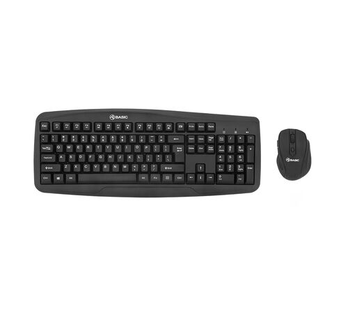 Tellur Basic Σετ Ασύρματο Πληκτρολόγιο και Ποντίκι σε μαύρο χρώμα