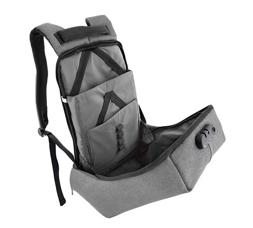 Tellur Anti-Theft V2 Αδιάβροχο Backpack με θήκη για laptop έως 15,6" – Grey (TLL611232)