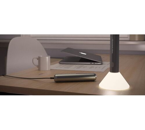 Designnest® FlashLight |NightLight Recharge| Επαναφορτιζόμενος Φακός LED (Silver - Cool White 6500K)