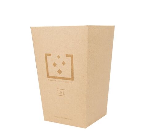 Designnest TrashBin |Throwaway| 1.5L Χαριτωμένος κάδος απορριμμάτων γραφείου από χαρτόνι (σετ 5 τεμαχίων)
