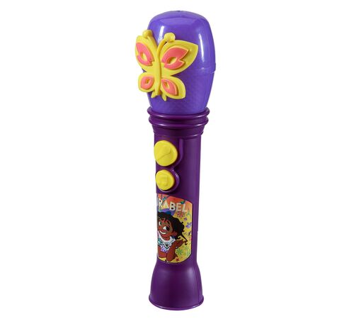 eKids Encanto Ασύρματο Μικρόφωνο Karaoke για παιδιά με ενσωματωμένη μουσική, φωτισμό, Sound Effects (EN-070) (Μωβ/Ροζ)