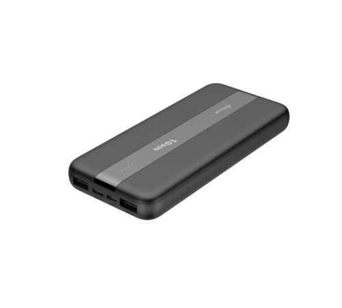 Tellur Powerbank PBC103 10.000mAh σε μαύρο χρώμα με 1x USB-C & 2x USB-A (TLL158301)