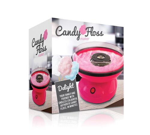 The Source Candy Floss Maker Συσκευή οικιακής παρασκευής για Μαλλί της Γριάς σε φούξια χρώμα