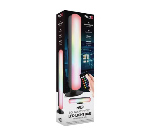 RED5 LED Light Bar – Sound Reactive (USB) Φωτιστικό LED που αντιδρά στη μουσική