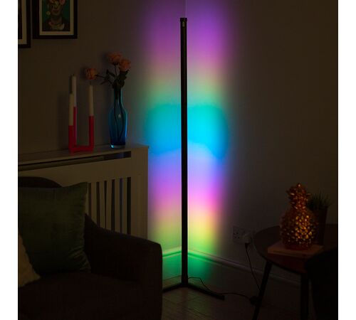 The Source LED Floor Light – Τηλεχειριζόμενο επιδαπέδιο Φωτιστικό LED ύψους 148 cm με 142 εφέ φωτισμού και RGB πολύχρωμο LED