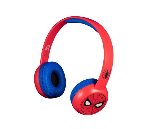 eKids Spiderman Ασύρματα Ακουστικά με ασφαλή μέγιστη ένταση ήχου για παιδιά και εφήβους (SM-B38VM) (Κόκκινο/Μπλε)