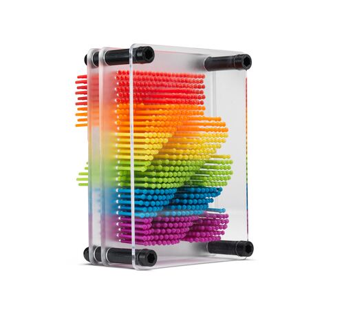 The Source Rainbow Pin Art - Επιτραπέζιο διακοσμητικό 3D Pin Art - Πολύχρωμο