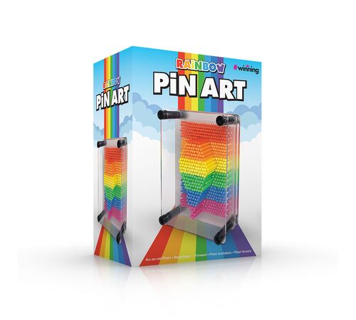 The Source Rainbow Pin Art - Επιτραπέζιο διακοσμητικό 3D Pin Art - Πολύχρωμο