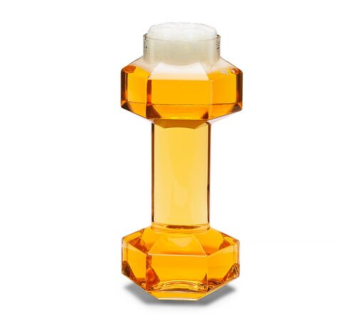 The Source Dumbbell Beer Glass-Ποτήρι μπύρας σε σχήμα βαράκι γυμναστικής