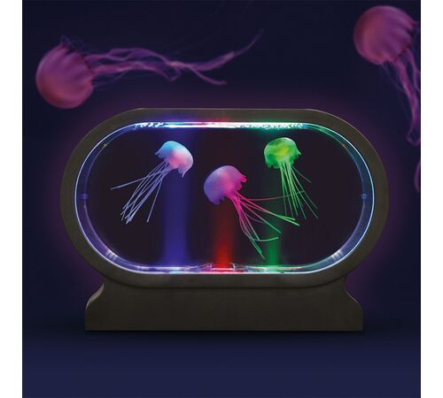 The Source Oval Mini Jellyfish Lamp – Mini Οβαλ Φωτιστικό LED με τρεις χαριτωμένες μέδουσες που παράγει υπνωτιστικό θέαμα