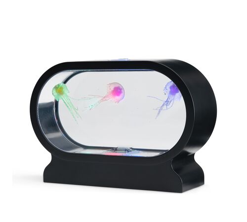 The Source Oval Mini Jellyfish Lamp – Mini Οβαλ Φωτιστικό LED με τρεις χαριτωμένες μέδουσες που παράγει υπνωτιστικό θέαμα
