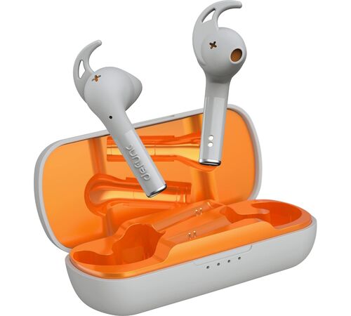 Defunc TRUE SPORT Bluetooth 5.2 Ασύρματα Αθλητικά True Wireless Ακουστικά με θήκη (ασημί)