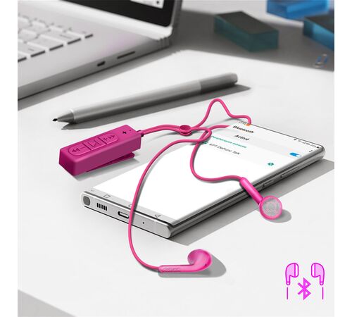 Defunc BASIC TALK In-Ear Bluetooth Earbuds Ασύρματα Ακουστικά σε ροζ χρώμα