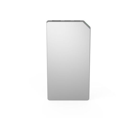 DesignNest PowerBank |Slim| Aluminium 5.000mAh microUSB/Lightning - Ασημί