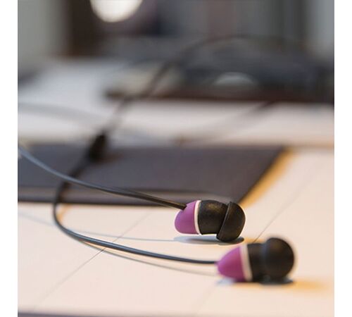Allocacoc earBeans |Bass| Ελαφριά ακουστικά σε σχήμα φασολιού (μωβ)