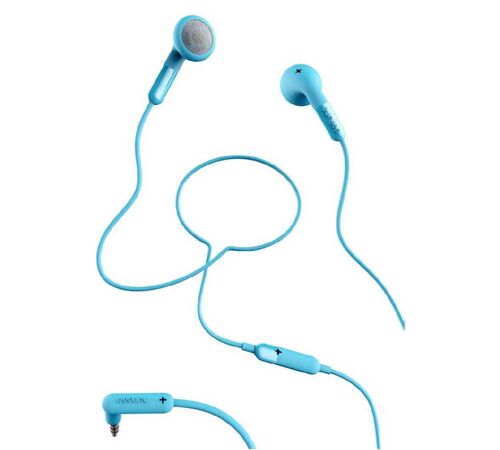 Defunc BASIC TALK In-Ear Earbuds Ενσύρματα Ακουστικά σε cyan χρώμα