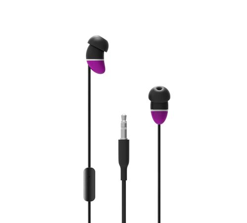 Allocacoc earBeans |Bass| Ελαφριά ακουστικά σε σχήμα φασολιού (μωβ)