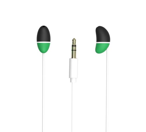 DesignNest earBeans |nano| Ελαφριά ακουστικά σε σχήμα φασολιού (Kelly Green)