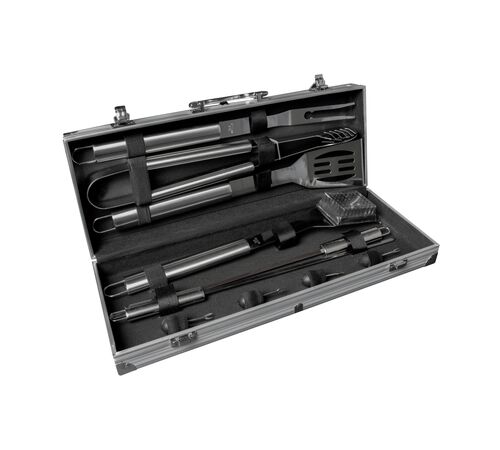 The Source BBQ Tool Set - Ανοξείδωτο σετ εργαλείων Barbeque (12 τεμάχια)