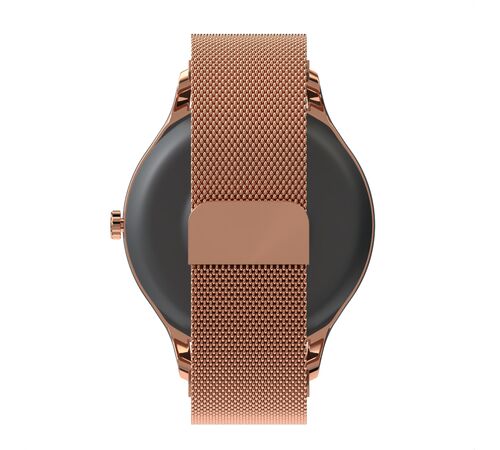 Forever ForeVive 3 SW-340 Smartwatch με Παλμογράφο και δύο λουράκια (Χρυσό)