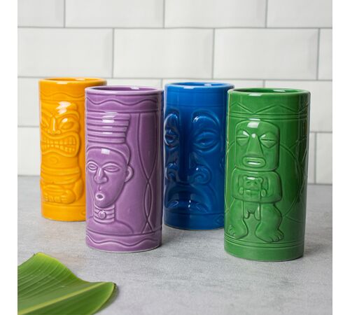 The Source Tiki Mugs Set of 4