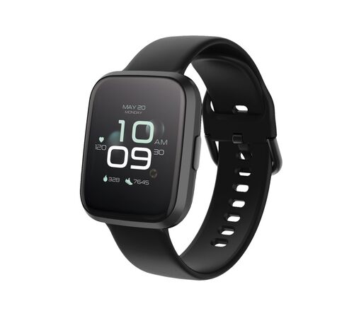 Forever ForeVigo 2 SW-310 Smartwatch με Παλμογράφο και δύο λουράκια (Μαύρο)