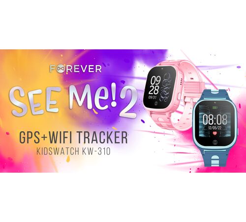 Forever iGo 2 JW-150 Smartwatch με GPS (Ροζ)