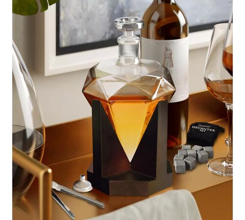 Diamond Decanter - Πολυτελής Καράφα με Διαχρονική Αίσθηση Κομψότητας