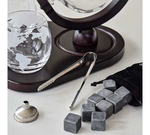 Deluxe Globe Decanter Set - Σετ Καράφα Deluxe Globe
