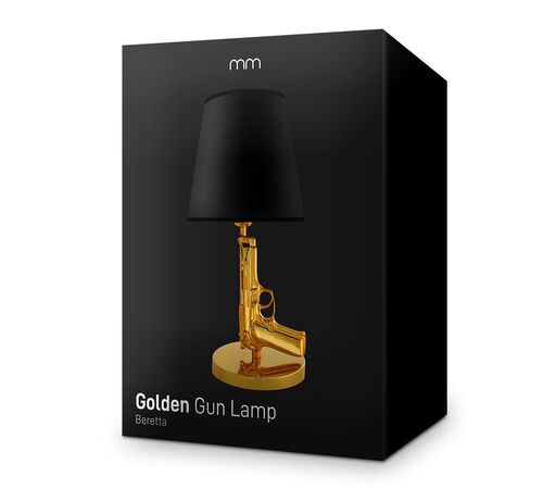 Golden Gun Lamp - Μοναδική Επιτραπέζια Λάμπα Beretta